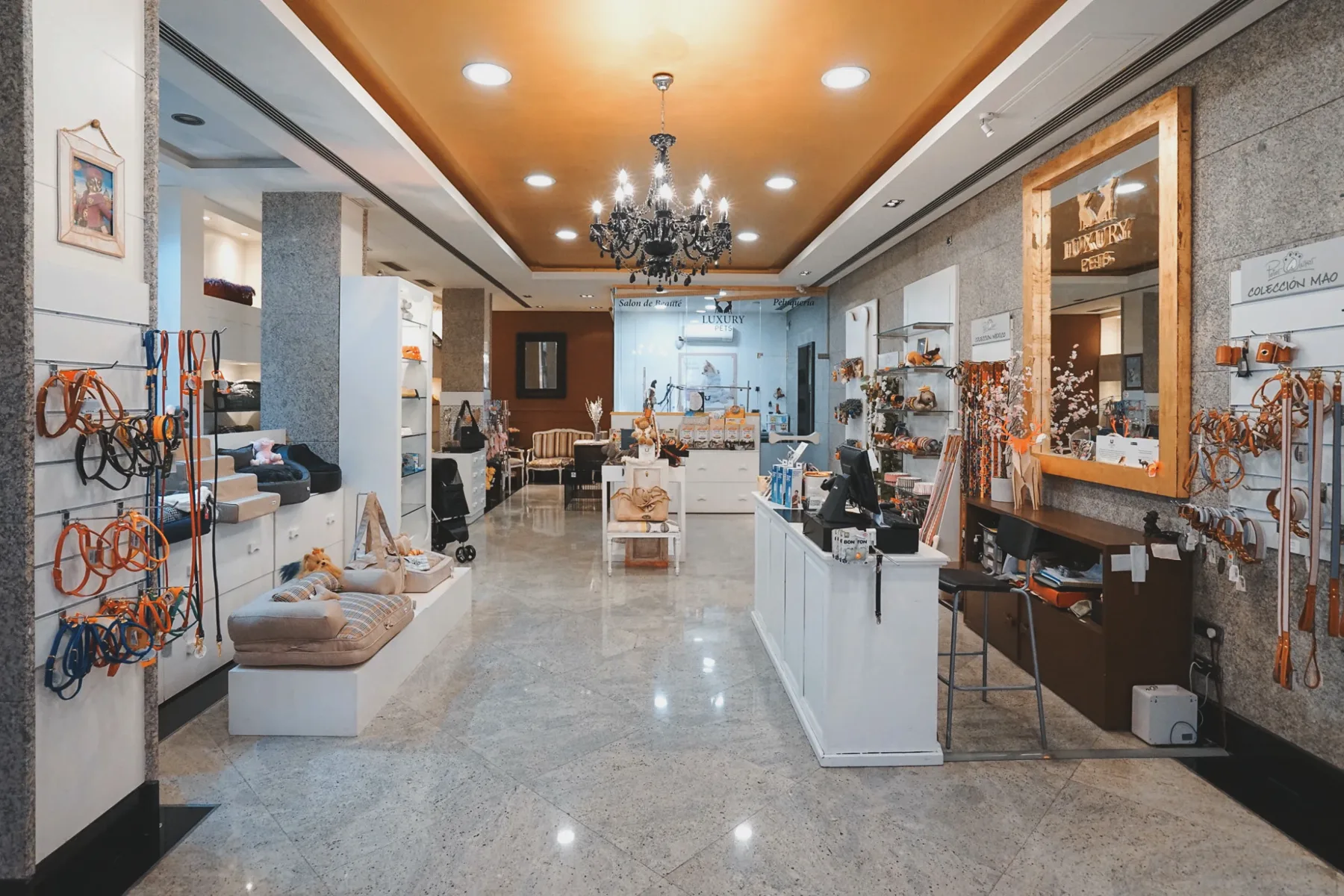 El interior de Luxury Pets en el barrio de Salamanca